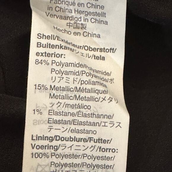 J. Crew Pleated Midi Dress in Metallic Lace Size 16 NEW - Picture 7 of 9